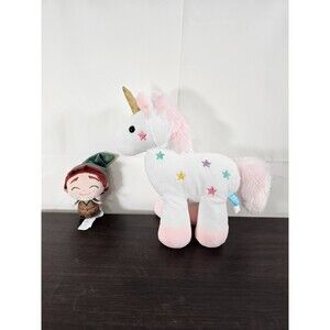 Lot of 2 Plush: Disney Wish Simon Mini Collectible 3" & Manhattan Toy Unicorn 8